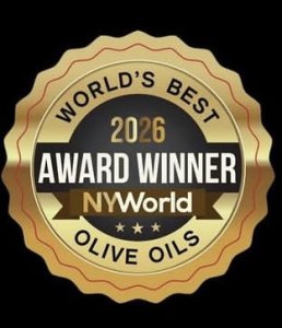 Gold Award 2026 für unseren Olivenölerzeuger von olivala Polyphenol-Olivenöl nativ extra 700+ mg/kg und von olivala High Polyphenol Olivenöl nativ extra 1.300+ mg/kg beim New York International Olive Oil Contest, dem größten Olivenölwettbewerb weltweit.